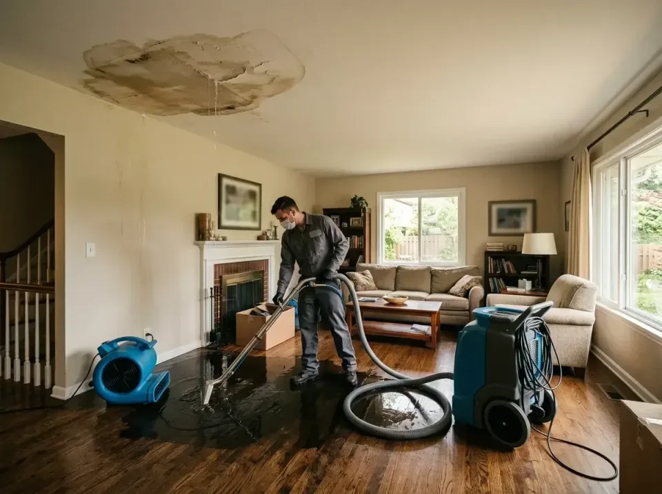 attic-pipe-burst-ceiling-drip-008 — frequently asked questions, Water Damage Restoration & Carpet Care in Fontana, CA